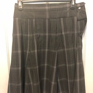 🌺Black and White Mid-Length Skirt